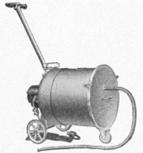 1866 yılındaki bir süpürge & günümüzden bir elektrikli süpürge
