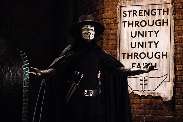 Your alter ego is "V" for Vendetta!
