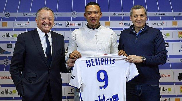 14. Memphis Depay: 16 Milyon Euro (Manchester United ➡ Lyon)
