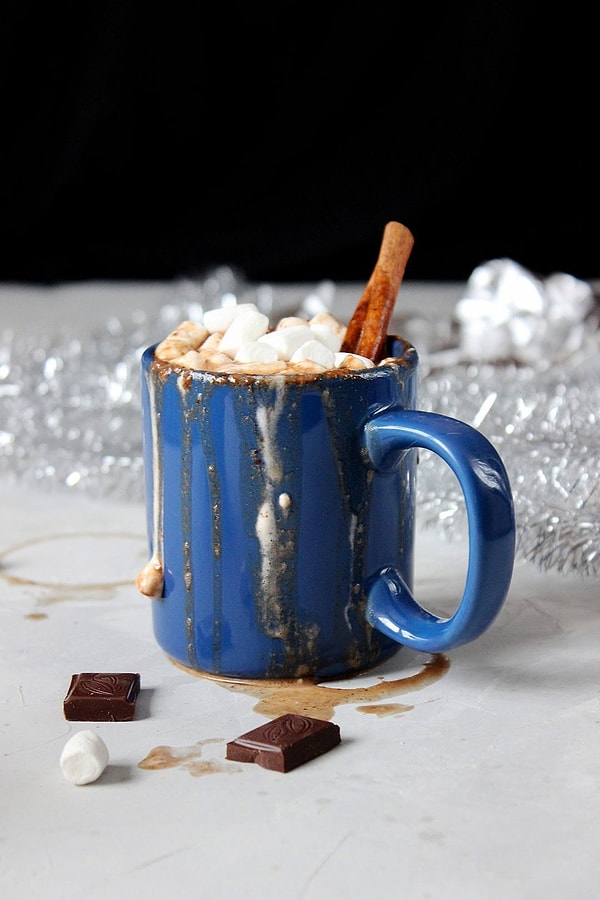 8. Шоколадный мокко с маршмеллоу и ромом