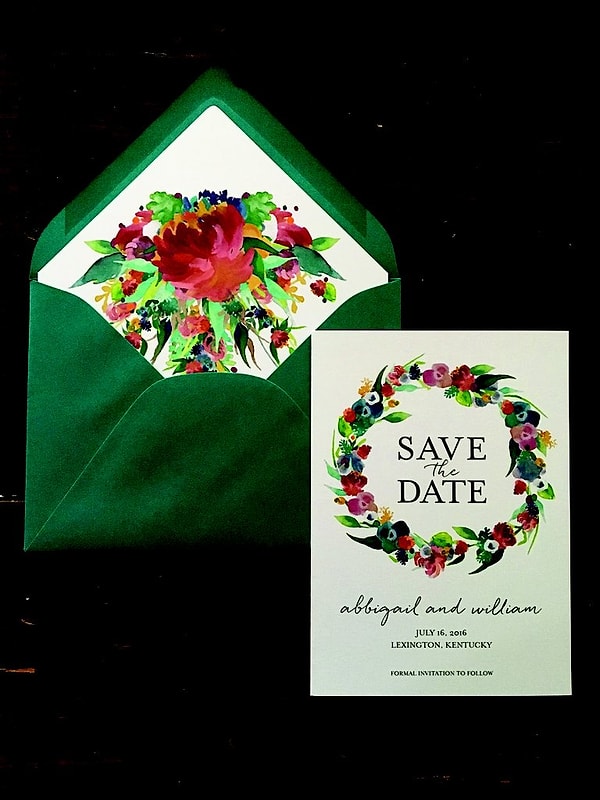 9. Конверты, оформленные в одном стиле с приглашениями.