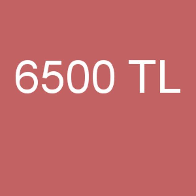 6500 TL!