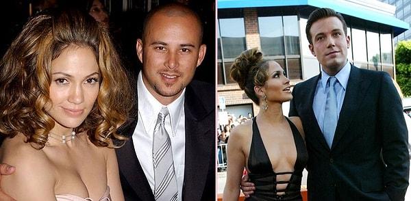 2. Jennifer Lopez, futbolcu Chris Judd'la evliydi. J. Lo, Ben Affleck'le "Gigli" filminde bir araya geldiklerinde gizli bir ilişki yaşadılar.