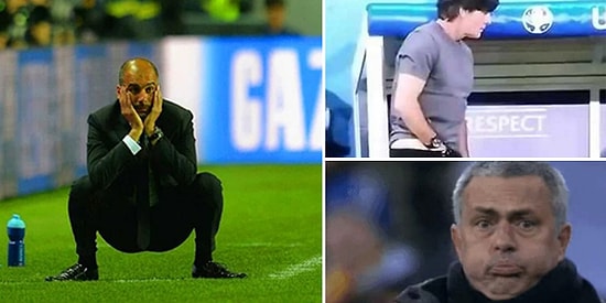 Kendini Maça Fazla Kaptırıp Tuhaf Hareketler Sergileyen 13 Renkli Kişilikli Teknik Direktör