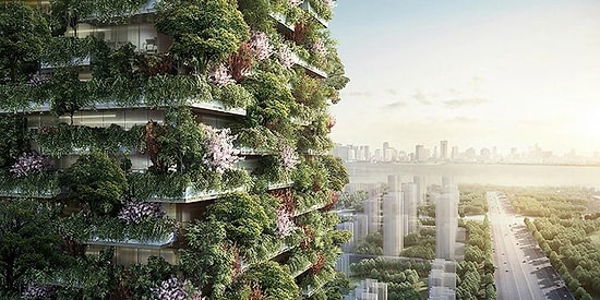 При виде фотографий этого "зелёного" небоскрёба у вас пропадёт дар речи!