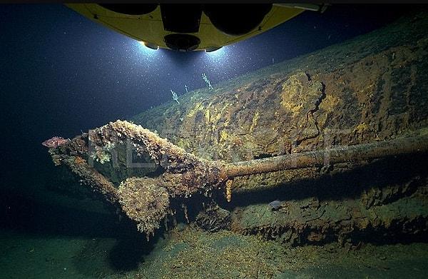 Efsanevi denizaltı, okyanusun dibinde geçirdiği 75 yılın ardından bitkilerin, balıkların ve mercanların yuvası olmuş.