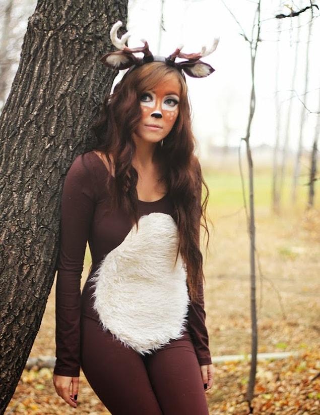 5. Deer costume during hunting season