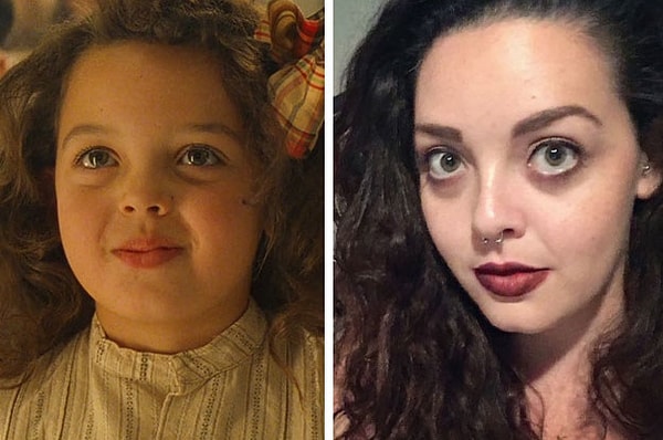 6. В ней теперь почти не узнать ту маленькую пухленькую веселую девчушку...