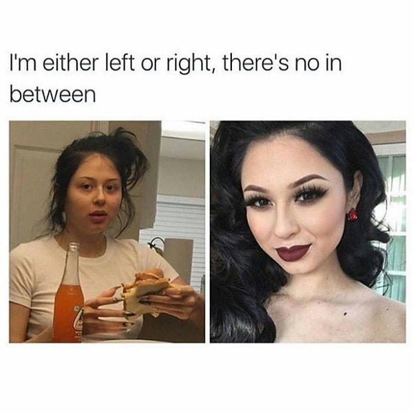 1. У вас два состояния: вы либо полностью при параде, либо вам абсолютно наплевать на то, как вы выглядите