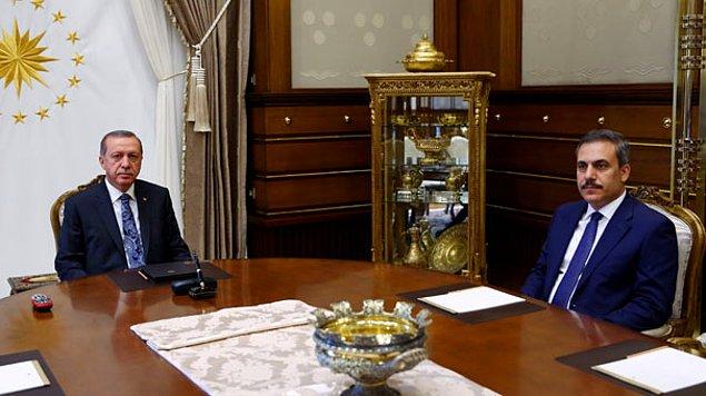 MİT'in ardından Cumhurbaşkanlığı'na geçerek Erdoğan'la görüştü