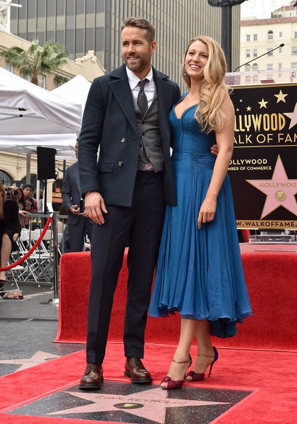 15. Блейк Лайвли и Райан Рейнольдс