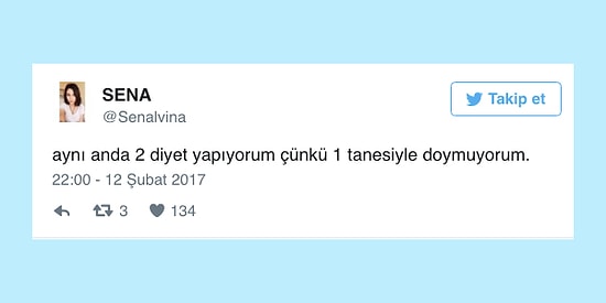 Twitter'dan Diyete İsyan Eden, Düşük Kalorili ve Bol Mizahlı 15 Paylaşım