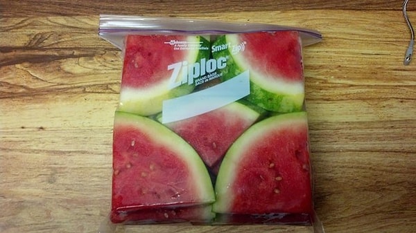10. Настоящая красота - эта упаковка с арбузом.