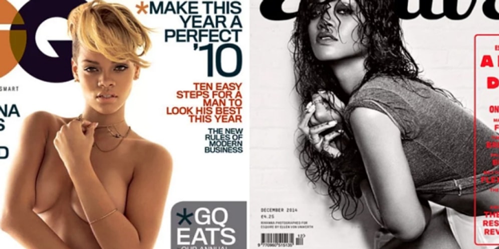 Rihanna'nın Dünyanın En Seksi Kadınlarından Biri Olduğunu Kanıtlar Nitelikte 20 Kapak Fotoğrafı