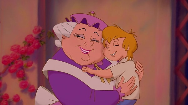 14. Подождите, но миссис Потс слишком стара, чтобы иметь такого маленького ребенка.