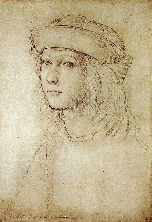 17. Raphael, Self-Portrait, 1499