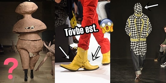 Sizin Tasarımlara N'olmuş? 2017 Moda Trendlerini Belirleyen Defilelerden 16 Tuhaf Manzara
