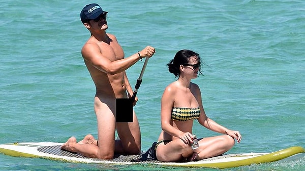 2. Возможно потому, что Орландо уже успел прокатиться голым на доске для сапсерфинга вместе со своей бывшей возлюбленной