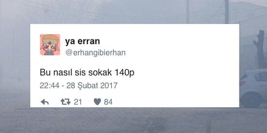 İki Gündür Yaşanan Yoğun Sisli Havayı Mizahıyla Aşan 15 Kişi