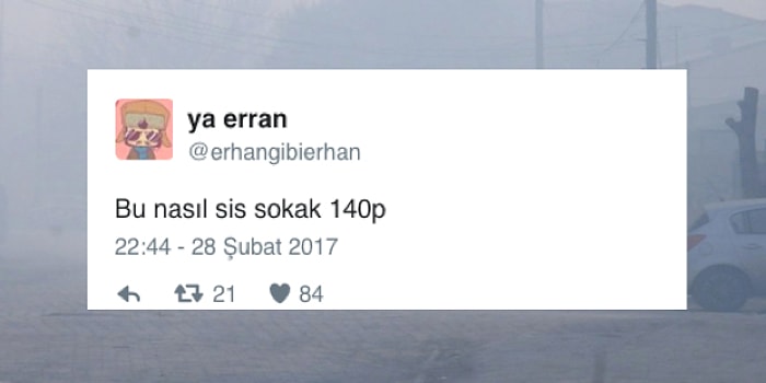 İki Gündür Yaşanan Yoğun Sisli Havayı Mizahıyla Aşan 15 Kişi