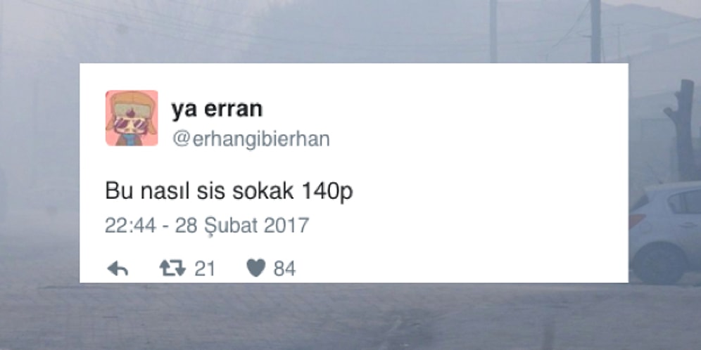 İki Gündür Yaşanan Yoğun Sisli Havayı Mizahıyla Aşan 15 Kişi
