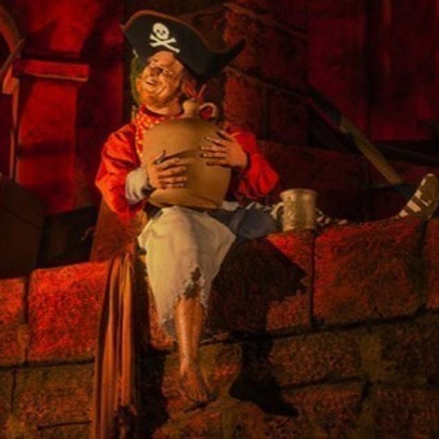 8. The Pirates of the Caribbean ride at Disney World is haunted by a spirit named George.