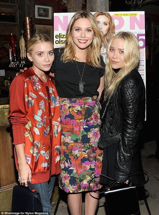 5. Mary-Kate, Ashley and Elizabeth Olsen