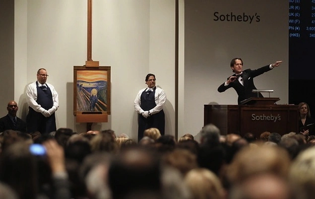 Newyork Sotheby's Müzayede Evinde rekor fiyata alıcı buldu.