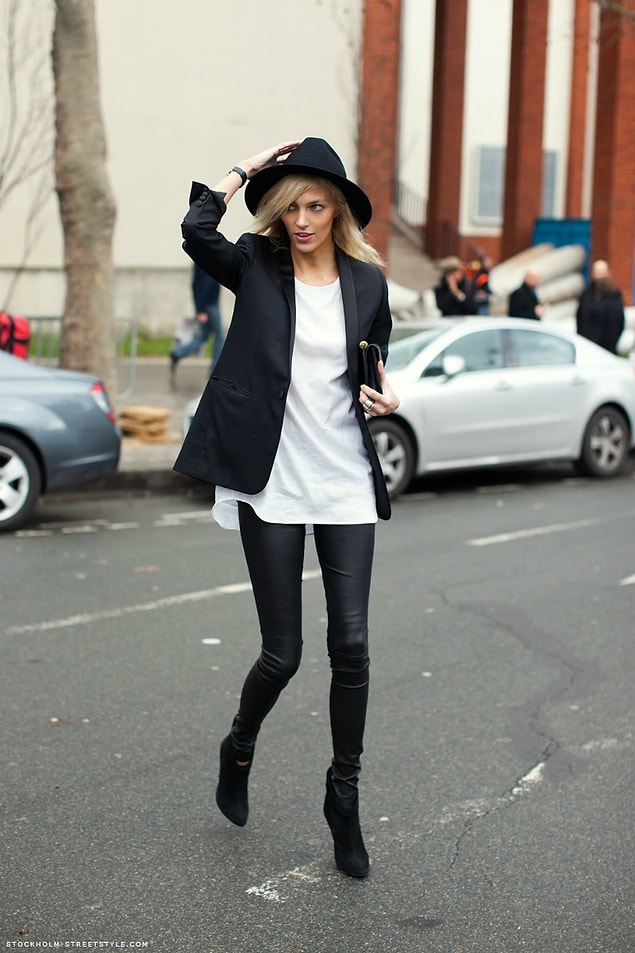 7. Siyah klasik blazer