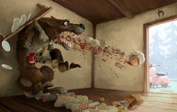 11. Красная Шапочка — "Я здесь, бабушка!"