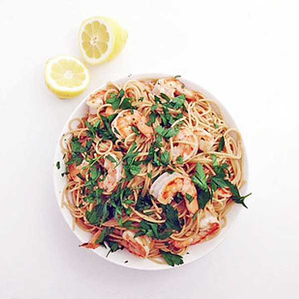 26. Паста с креветками