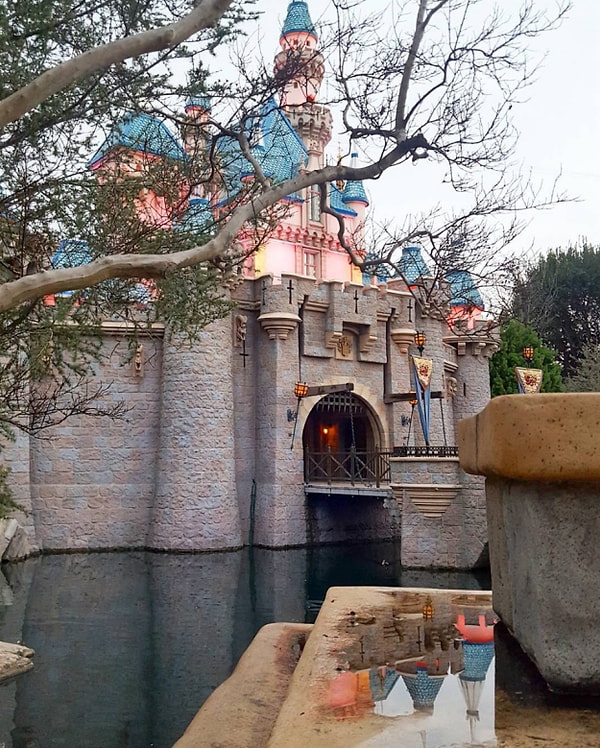 18. В замке спящей красавицы есть самый настоящий подъёмный мост, однако за всё время своего существования он поднимался и опускался лишь дважды.