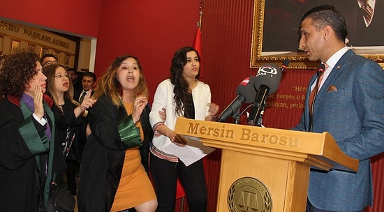 Kadın Avukatı Kürsüden İten Baro Başkanı ‘Refleks’ Dedi, 21 Kadın Avukat İstifa Etti