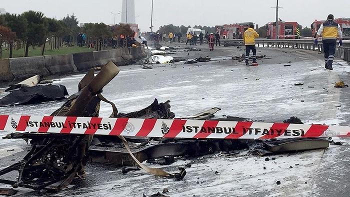 İstanbul'da Helikopter Düştü: '7 Kişi Hayatını Kaybetti'