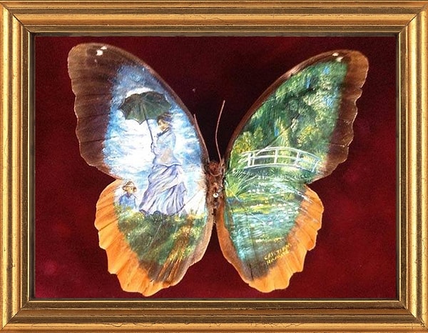 1. Клод Моне "Прогулка. Дама с зонтиком" и "Мостик у пруда с кувшинками"