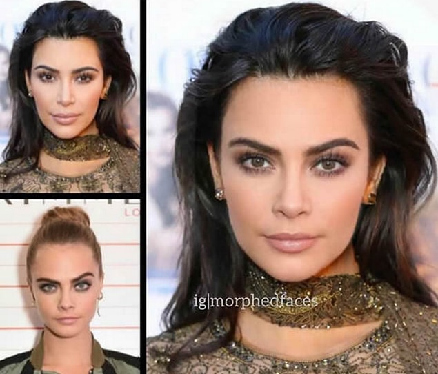 11. Kim Kardashian ve Cara Delevingne