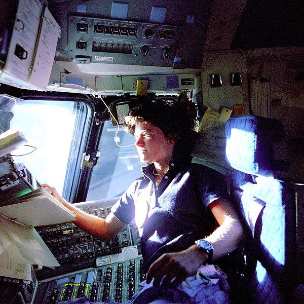 26. Sally Ride, uzaydaki ilk Amerikalı kadın.