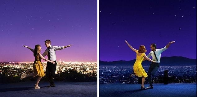 Their photographer, Marlies Hartman, offered the theme after realizing how much the couple resembled the La La Land stars.