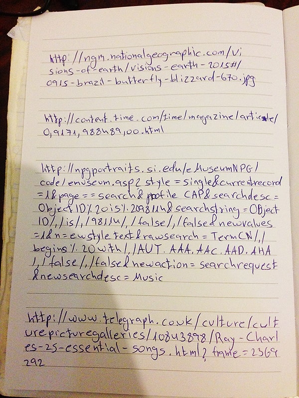 13. Когда ваша бабушка показывает вам список любимых сайтов.