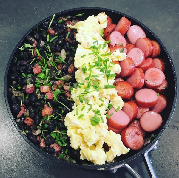 22. Местные в Коста-Рике завтракают традиционным блюдом gallo pinto