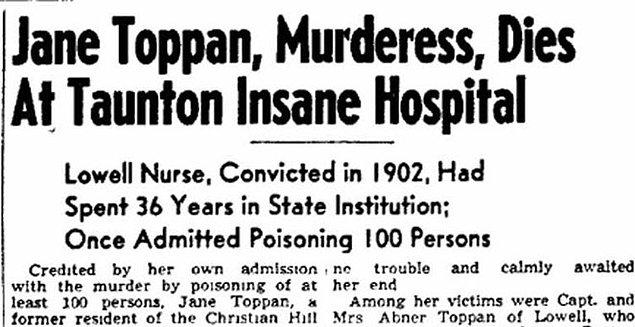 1902'de 31 tane cinayetini itiraf etmesine rağmen akıl sağlığı bozuk olduğundan suçlu olmadığına ve hayatının geri kalanını akıl hastanesinde geçirmesine karar verilir.
