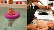 Dünyalar Tatlısı Bebeklerin İlk Spa ve Yüzme Deneyimlerinden Harika Kareler