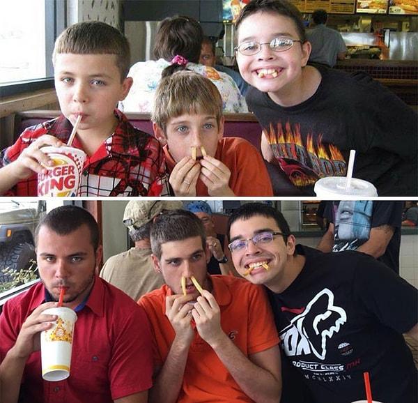 9. 11 yıl sonra. Burger King hala berbat ve arkadaşlarım hala tuhaf davranıyorlar.
