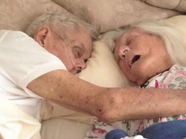 13. After 75 years of marriage, this couple died in each other's arms hours apart.