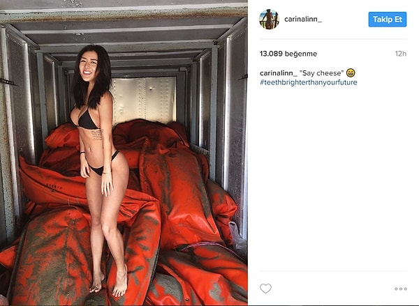 7. Карина же советует недоброжелателям поменьше листать ее ленту