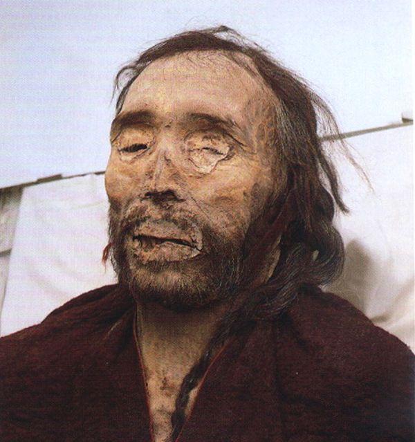 12. The Cherchen Man (Died around 1000 BC) :  CHINA