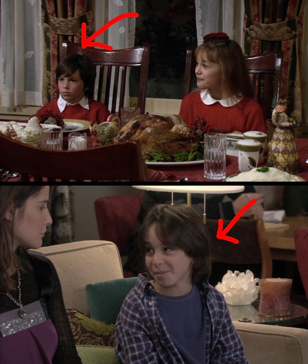 8. The kid who played Ted's nephew in "How Lily Stole Christmas" also played Barney's fake son, Grant, in "The Stinsons."