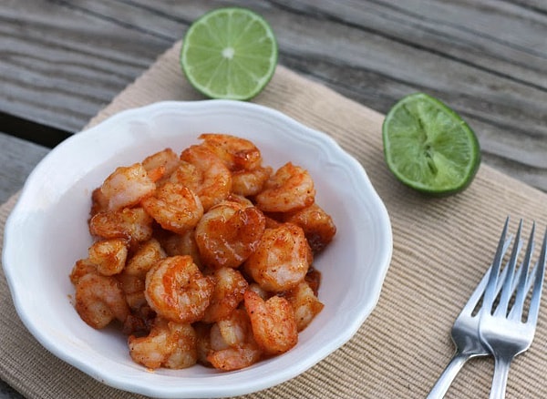 4. Карамелизированные креветки