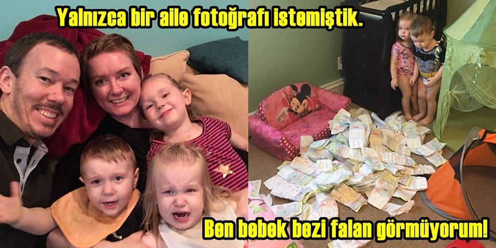 Ev Hanımı Anneden Üç Çocukla Yaşamın Nasıl Olduğunu Gösteren 26 Çılgın Fotoğraf