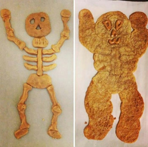 9. Печенька "Располневший скелет"